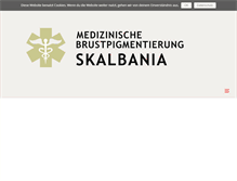 Tablet Screenshot of med-brustpigmentierung.de